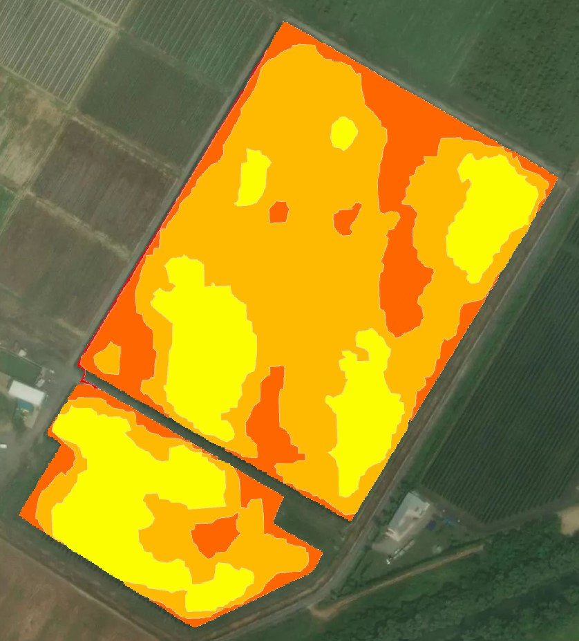 Variable rate application (VRA) maps without guided navigation system